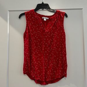 Amazon Essentials Red and White Tank